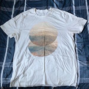 White T Shirt with Design